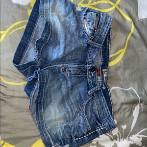 Denim shorts